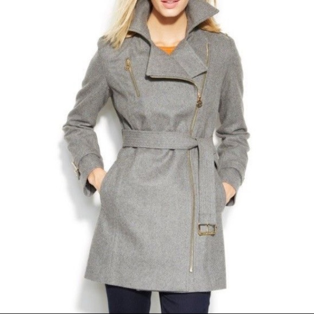Michael Kors asymmetrical coat